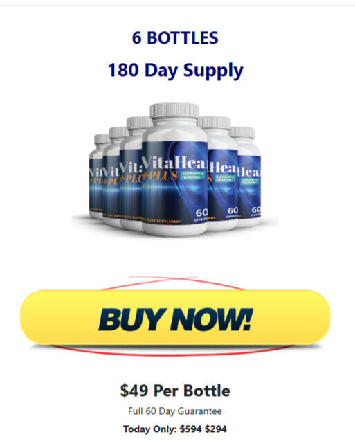 vitahearplus 6 bottle