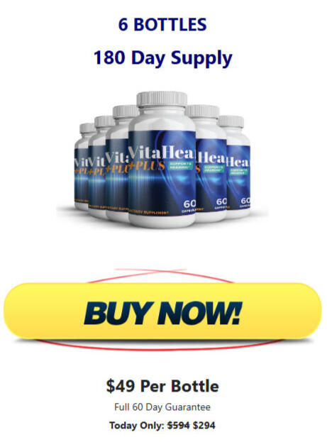 vitahearplus 6 bottle